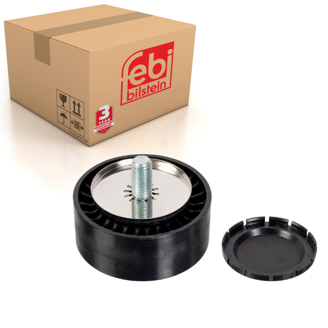 Auxiliary Belt Idler Pulley Inc Bolt Fits Mercedes Benz C-Class mode Febi 100154