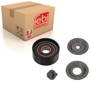 Auxiliary Belt Idler Pulley Inc Bolt Fits Nissan Terrano Renault Dus Febi 100155
