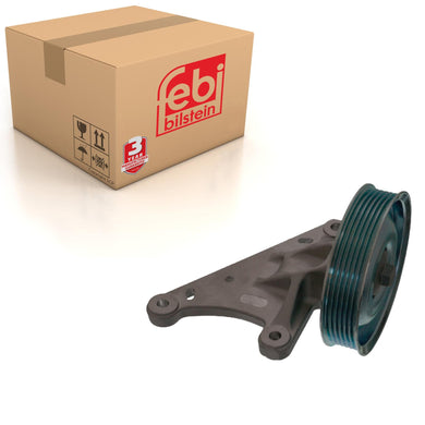 Auxiliary Belt Idler Pulley Inc Bracket Fits Peugeot 208 308 Partner Febi 100163