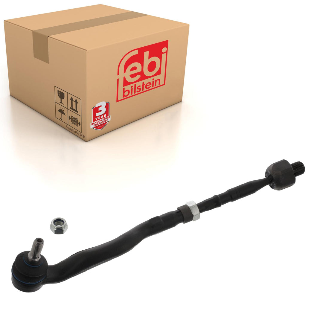 Front Left Tie Rod Inc Tie Rod End & Nut Fits BMW 3 Series E46 Febi 100210