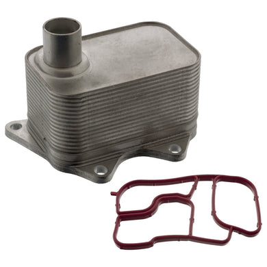 Oil Cooler Inc Gasket Fits Volkswagen Amarok S1 4motion Beetle CC Eo Febi 100856