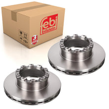 Load image into Gallery viewer, Pair of Front Brake Disc Fits Sauer Achsen OE 4079001701 Febi 101288