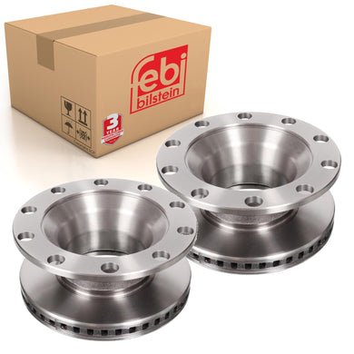 Pair of Brake Disc Fits Volvo FL G2 G3 Renault OE 20704422 Febi 101735