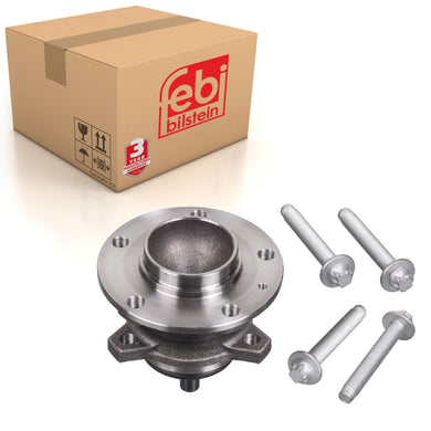 C4 Rear ABS Wheel Bearing Hub Kit Fits Citroen 96 713 260 80 S1 Febi 102780