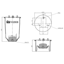 Load image into Gallery viewer, Rear Air Spring No Piston Fits IVECO LCV Daily DailyBus VI Febi 102808