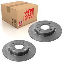 Load image into Gallery viewer, Pair of Brake Disc Fits Peugeot 106 205 206 306 309 405 Citroen C15 S Febi 10314