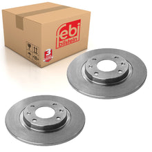 Load image into Gallery viewer, Pair of Front Brake Disc Fits Peugeot 405 Citroen BX OE 4249C4 Febi 10317
