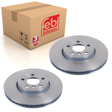 Load image into Gallery viewer, Pair of Front Brake Disc Fits Mini OE 34116799351 Febi 104104