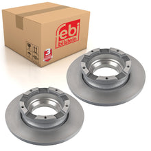 Load image into Gallery viewer, Pair of Rear Brake Disc Inc Abs Sensor Ring Fits Ford OE 2013002 Febi 104494