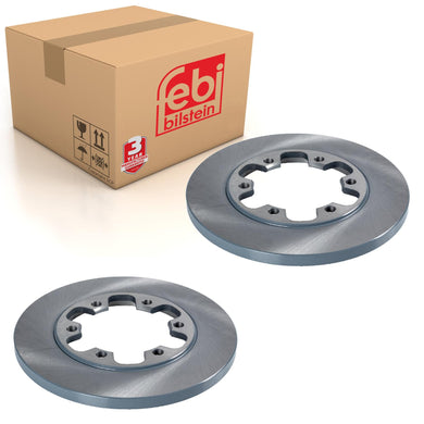 Pair of Rear Brake Disc Fits Ford OE 1815600 Febi 104498