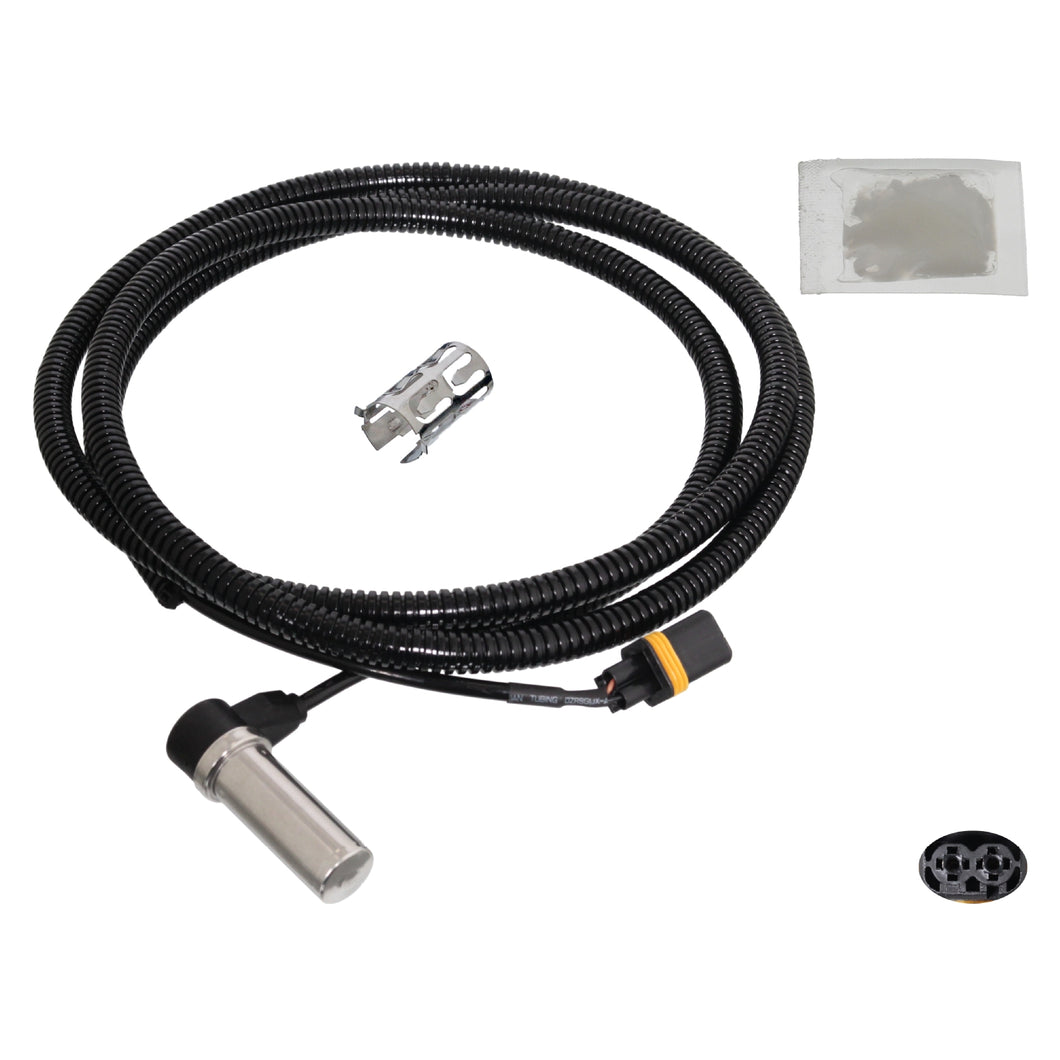 Front Right Abs Sensor Inc Sleeve & Grease Fits MAN Lions Classic R Febi 104567