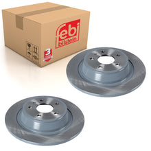 Load image into Gallery viewer, Pair of Rear Brake Disc Fits Ford OE 2016293 Febi 104853