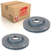 Load image into Gallery viewer, Pair of Front Brake Disc Fits Mercedes-Benz OE 1664211500 Febi 104952