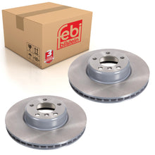 Load image into Gallery viewer, Pair of Front Brake Disc Fits BMW 1 Series 2 Series 3 Series Febi 105721