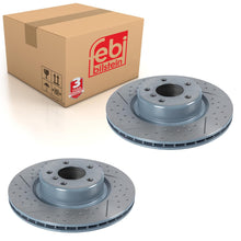 Load image into Gallery viewer, Pair of Rear Brake Disc Fits BMW 1 Series 2 Series 3 Series Febi 105722