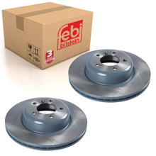 Load image into Gallery viewer, Pair of Front Brake Disc Fits BMW 1 Series 3 Series OE 34116786392 Febi 105729
