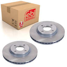 Load image into Gallery viewer, Pair of Front Brake Disc Fits Ford Fiesta Mk7 ST 278MM OE 1751584 Febi 105848