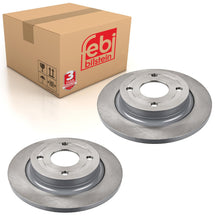 Load image into Gallery viewer, Pair of Rear Brake Disc Fits Ford OE 2096336 Febi 105850