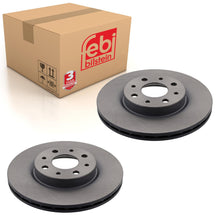 Load image into Gallery viewer, Pair of Front Brake Disc Fits Alfa Romeo 145 146 155 Lancia Dedra Del Febi 10617