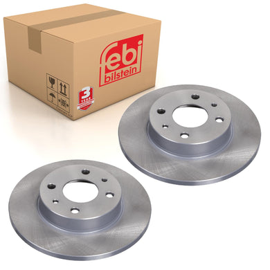 Pair of Brake Disc Fits Ford Lancia Dedra Delta Musa Y Ypsilon FIAT 5 Febi 10619