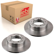 Load image into Gallery viewer, Pair of Rear Brake Disc Fits Land Rover OE LR017953 Febi 106298