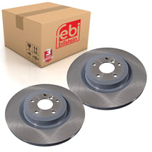 Load image into Gallery viewer, Pair of Rear Brake Disc Fits Jaguar OE T4N1744 Febi 106300
