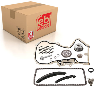 Front Camshaft Timing Chain Kit Inc Sliding Rails & Chain Tensioner Febi 106306