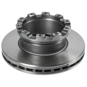Pair of TrailingBrake Disc Fits Sauer Achsen OE 4 079 0018 01 Febi 106339