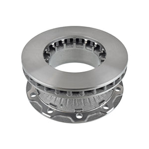 Pair of Brake Disc No Abs Sensor Ring Fits Bergische Achsen Febi 106340