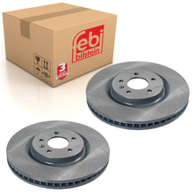 Load image into Gallery viewer, Pair of Front Brake Disc Fits Vauxhall OE 13521006 Febi 106350