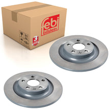 Load image into Gallery viewer, Pair of Rear Brake Disc Fits VOLVO OE 31471477SK1 Febi 106353
