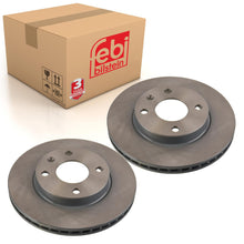 Load image into Gallery viewer, Pair of Front Brake Disc Fits Vauxhall OE 13584676 Febi 106354