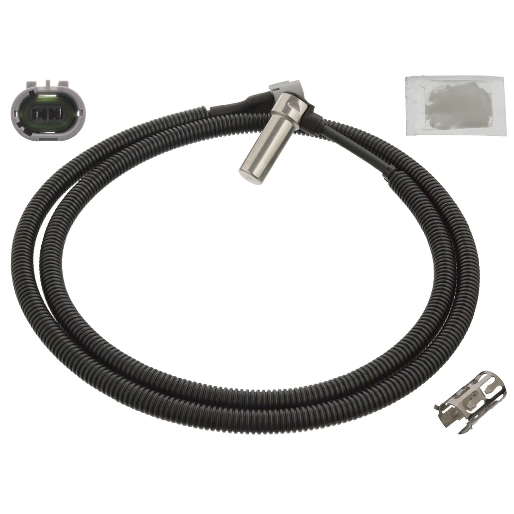 Front Abs Sensor Inc Sleeve & Grease Fits Renault (RVI) Commercial Febi 106478
