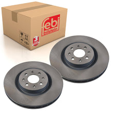 Load image into Gallery viewer, Pair of Front Brake Disc Fits Fiat OE 51822457 Febi 106491