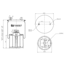 Load image into Gallery viewer, Air Spring Inc Plastic Piston Fits Bergische Achsen OE 0542943260 Febi 106587