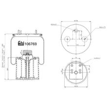 Load image into Gallery viewer, Air Spring Inc Plastic Piston &amp; Piston Rod Fits Bergische Achsen Febi 106769