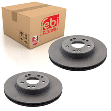 Load image into Gallery viewer, Pair of Front Brake Disc Fits Mercedes Benz Model 124 OE 1244211512 Febi 10682