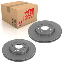 Load image into Gallery viewer, Pair of Front Brake Disc Fits Mercedes Benz Model 124 OE 1244212412 Febi 10683