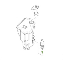 Load image into Gallery viewer, BMW Windscreen Filter Washer Water Fits 1 2 3 5 Series X3 X5 Febi 106925