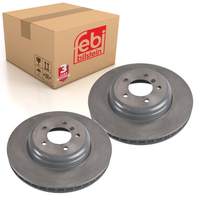 Pair of Brake Disc Fits BMW Z4 3.5 i Cabrio Z4 3.5 iS Cabrio Febi 107504
