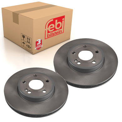 Pair of Brake Disc Fits Mercedes Benz OE 2474210312 Febi 107509