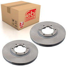Load image into Gallery viewer, Pair of Front Brake Disc Fits Vauxhall Brava Frontera Campo Pick up A Febi 10750