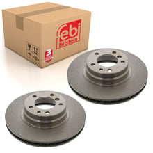 Load image into Gallery viewer, Pair of Front Brake Disc Fits BMW 7 Series E38 OE 34116757753 Febi 10752