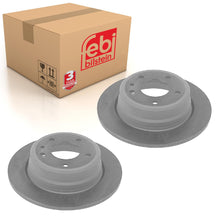 Load image into Gallery viewer, Pair of Rear Brake Disc Fits BMW 7 Series E32 OE 34211165257 Febi 10754
