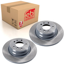 Load image into Gallery viewer, Pair of Rear Brake Disc Fits BMW 7 Series E38 8 E31 OE 34216757748 Febi 10755