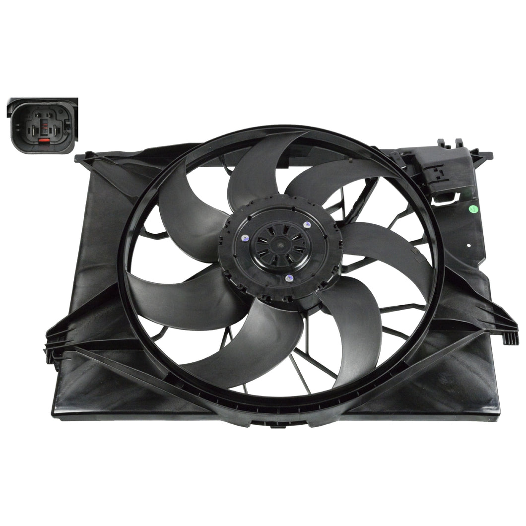 Radiator Fan Inc Shroud Fits Mercedes Benz CL 500 4Matic CL 550 S 25 Febi 107616