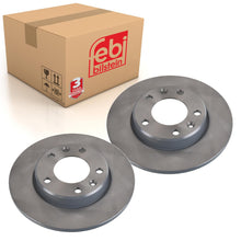 Load image into Gallery viewer, Pair of Brake Disc Fits Peugeot 308 CC SW OE 1610761980 Febi 107710