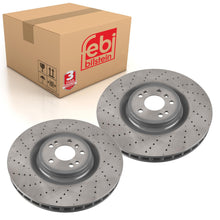 Load image into Gallery viewer, Pair of Front Brake Disc Fits Mercedes OE 166 421 16 00 Febi 107711