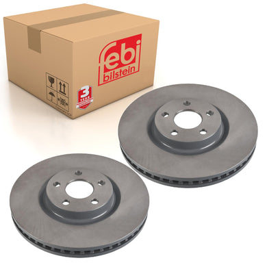 Pair of Brake Disc Fits Ford Galaxy 4x4 S-MAX 4x4 OE 2019816 Febi 107716