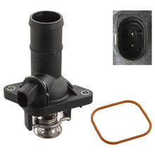 Load image into Gallery viewer, Thermostat Inc Housing Seal &amp; Temperature Switch Fits Audi A3 1996 2 Febi 107988